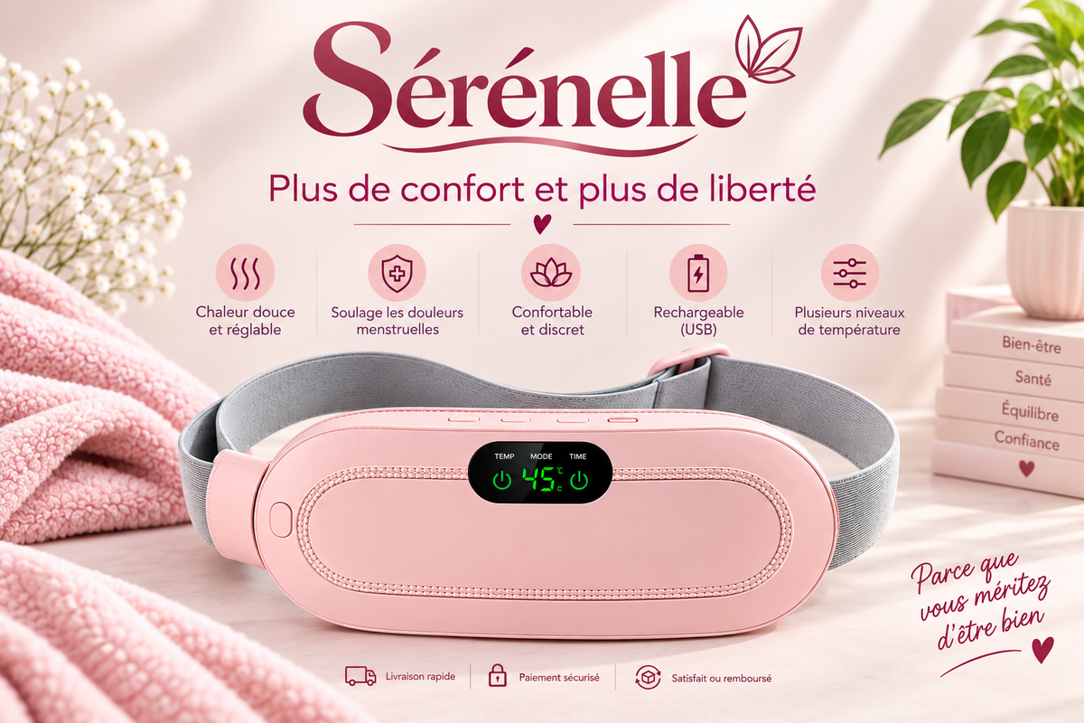 Pack Duo Sérénelle™ — Offre 2 Ceintures Chauffantes