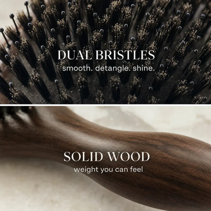 Bamboo™ Brosse Cheveux Sanglier en Bambou